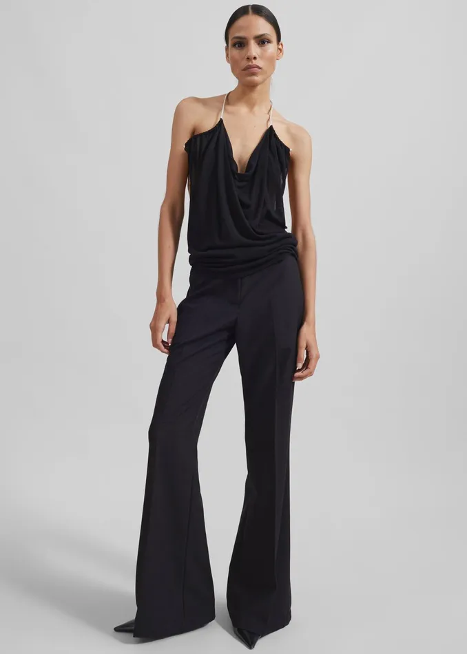 The Frankie Shop Bottoms Maisie Bootcut Pants 8211 Black 8211 Women