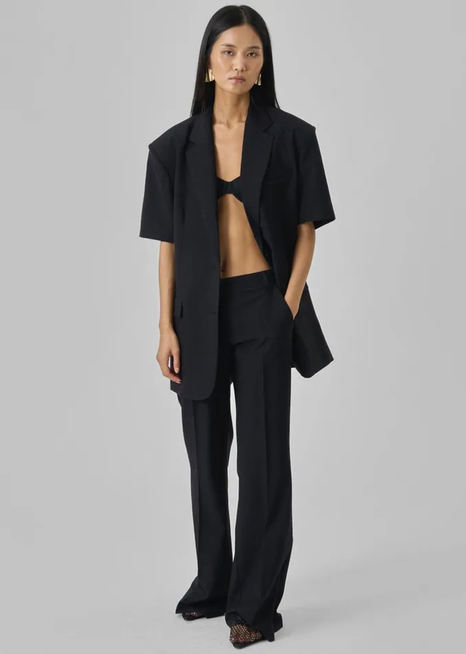 The Frankie Shop Bottoms Maisie Bootcut Pants 8211 Black 8211 Women