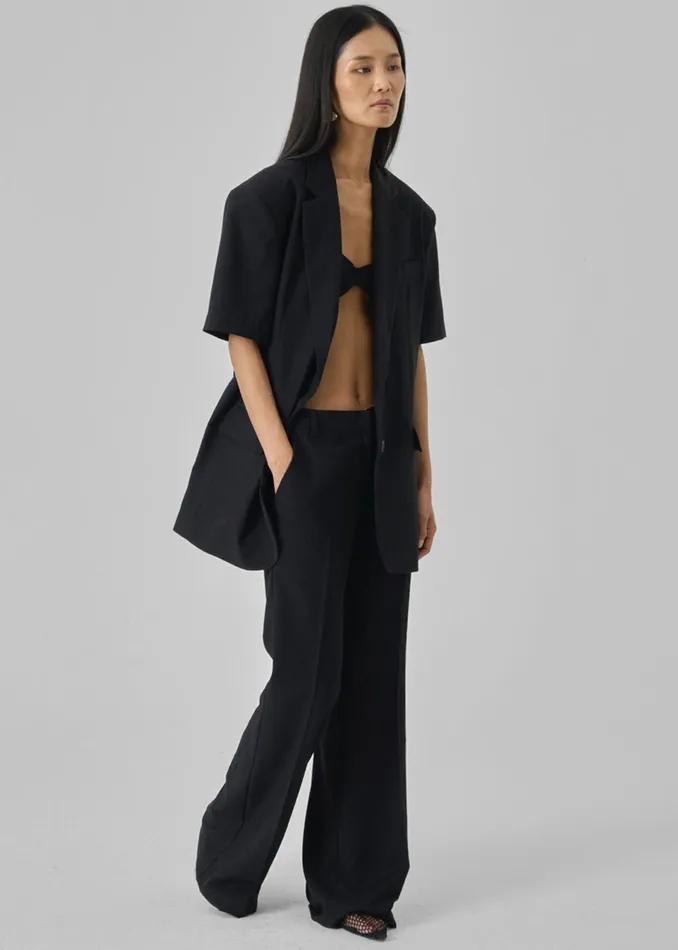 The Frankie Shop Bottoms Maisie Bootcut Pants 8211 Black 8211 Women