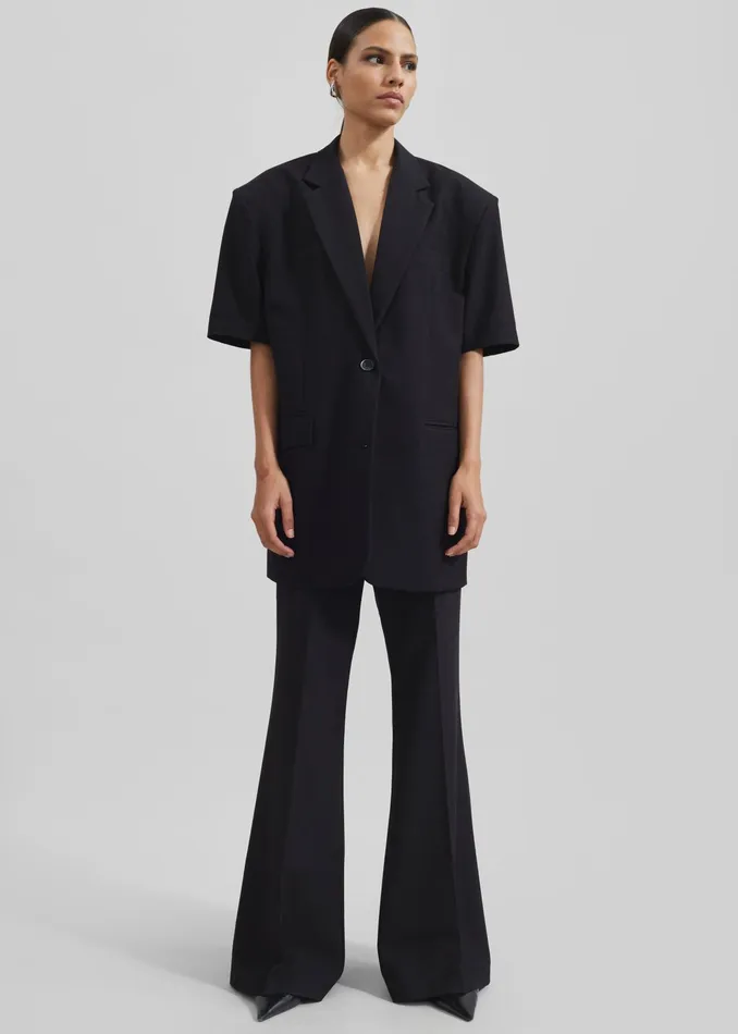 The Frankie Shop Bottoms Maisie Bootcut Pants 8211 Black 8211 Women