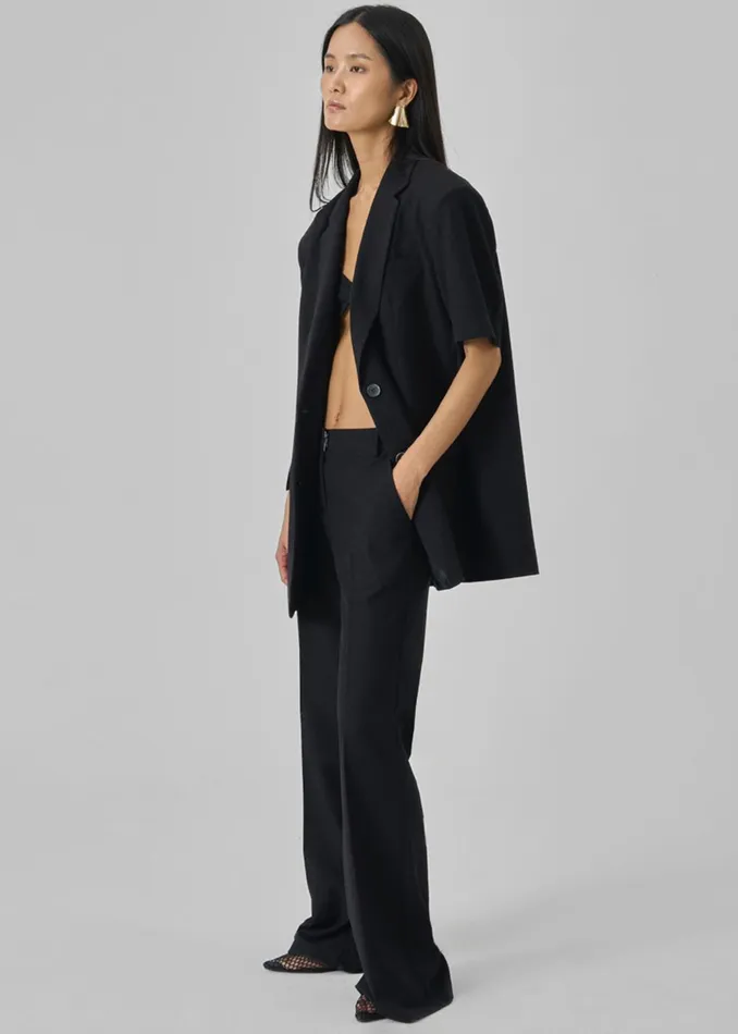 The Frankie Shop Bottoms Maisie Bootcut Pants 8211 Black 8211 Women