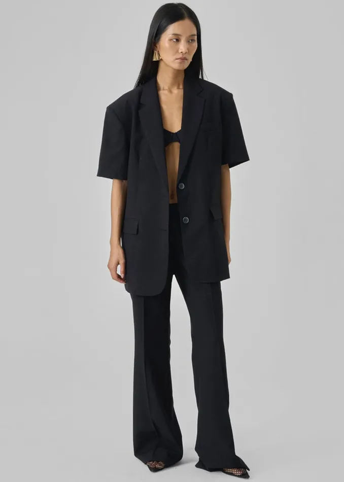 The Frankie Shop Bottoms Maisie Bootcut Pants 8211 Black 8211 Women
