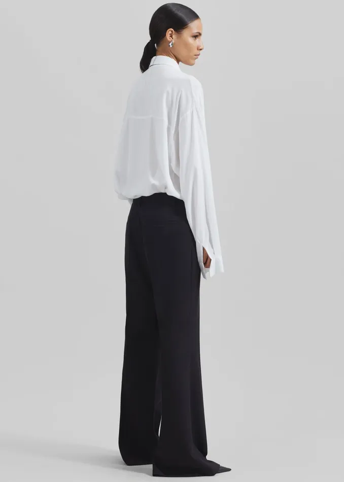 The Frankie Shop Bottoms Maisie Bootcut Pants 8211 Black 8211 Women