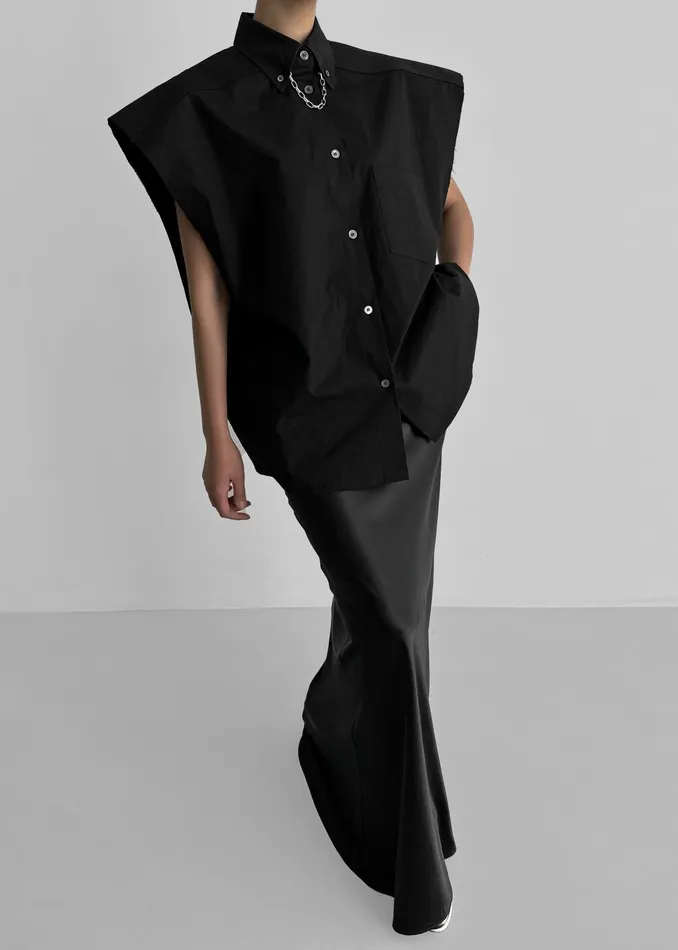 The Frankie Shop Bottoms Renesmee Satin Skirt 8211 Black 8211 Women