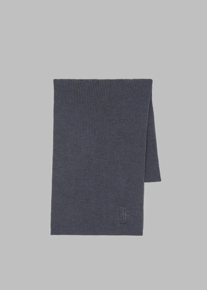 The Frankie Shop Colton Wool Scarf 8211 Grey Melange 8211 Men