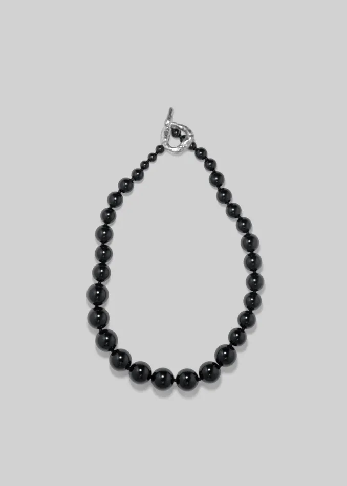 The Frankie Shop Completedworks H67 Tidelands Necklace 8211 Black OnyxSilver 8211 Women