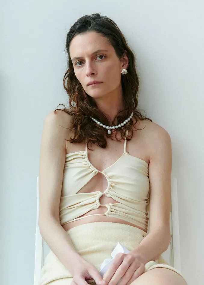 The Frankie Shop Completedworks P197 Necklace 8211 Pearl 8211 Women