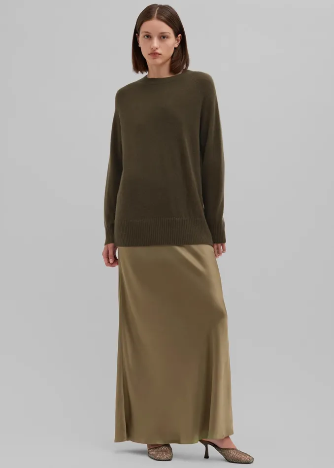 The Frankie Shop Dresses Christopher Esber Monument Long Dress 8211 Khaki 8211 Women
