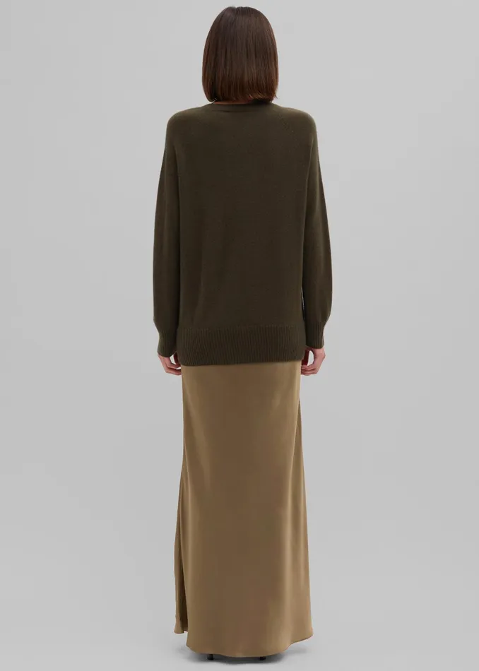 The Frankie Shop Dresses Christopher Esber Monument Long Dress 8211 Khaki 8211 Women