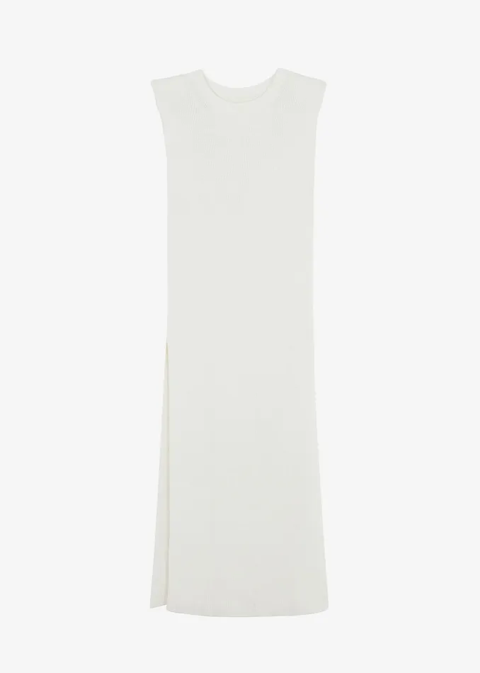The Frankie Shop Dresses Wren Sleeveless Knit Dress 8211 White 8211 Women