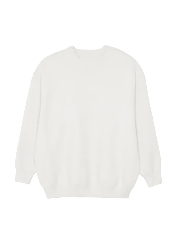 The Frankie Shop Knitwear Arne Sweater 8211 Grey Melange 8211 Men