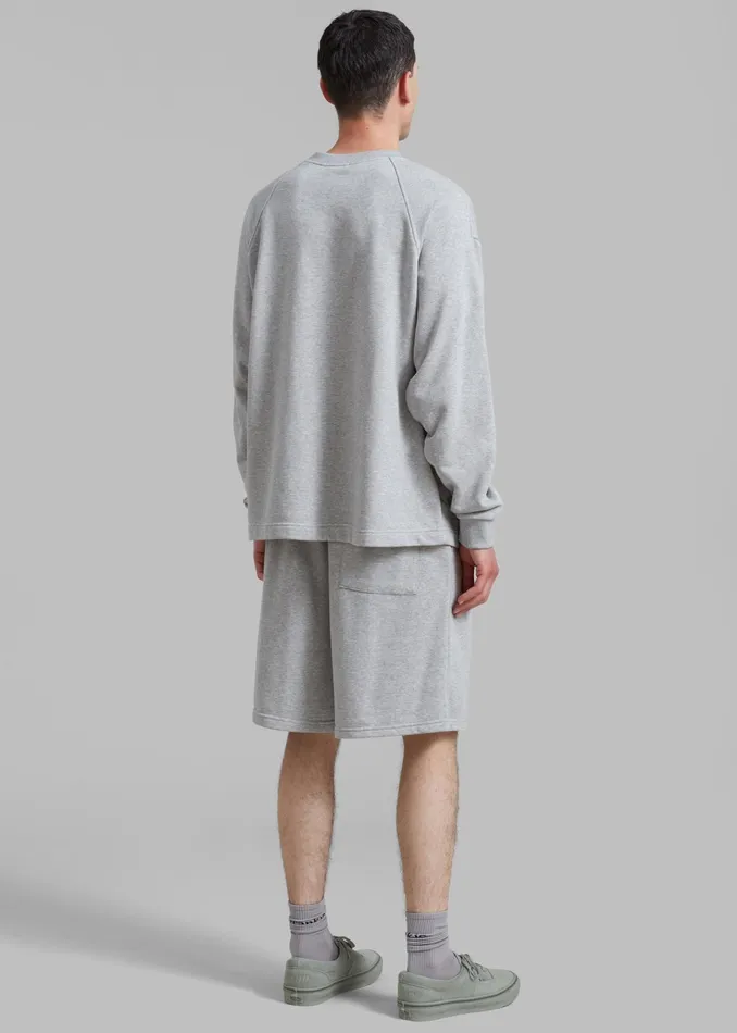 The Frankie Shop Loungewear Newton Sweatshorts 8211 Grey 8211 MenWomen