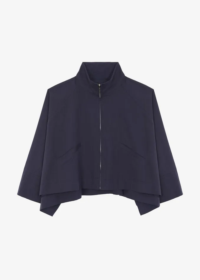 The Frankie Shop Outerwear Covey Light Jacket 8211 Navy 8211 Women