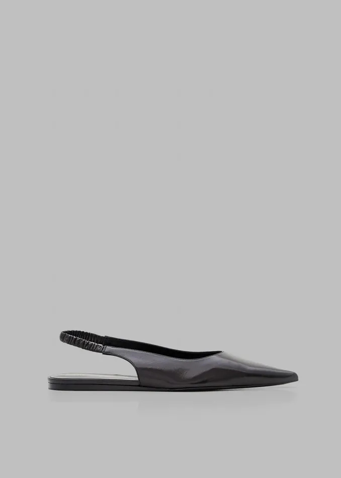 The Frankie Shop Proenza Schouler Spike Slingback Flats 8211 Black 8211 Women