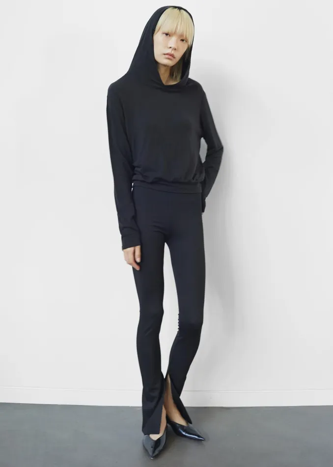 The Frankie Shop Tops Adira Hoodie 8211 Black 8211 Women