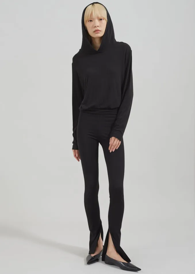 The Frankie Shop Tops Adira Hoodie 8211 Black 8211 Women