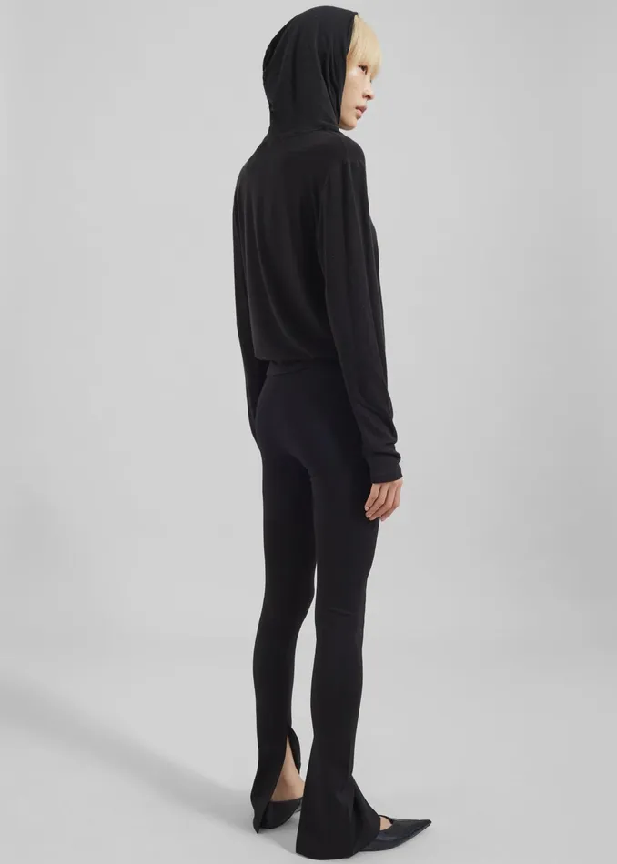 The Frankie Shop Tops Adira Hoodie 8211 Black 8211 Women