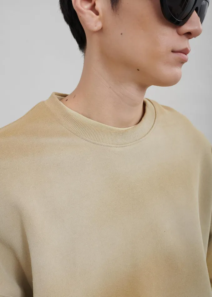 The Frankie Shop Tops Hart Tie Dye Sweatshirt 8211 Beige 8211 WomenMen