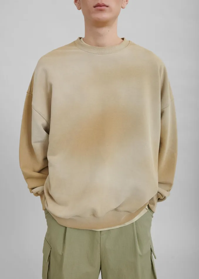 The Frankie Shop Tops Hart Tie Dye Sweatshirt 8211 Beige 8211 WomenMen