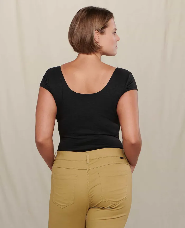 Tops and TShirts ToadandCo Women8217s Gemma Short Sleeve Bodysuit Black