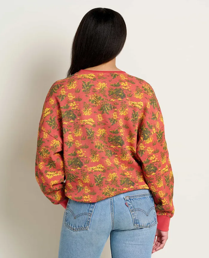 Tops and TShirts ToadandCo Women8217s McCloud Long Sleeve Pullover Dreamsicle Print