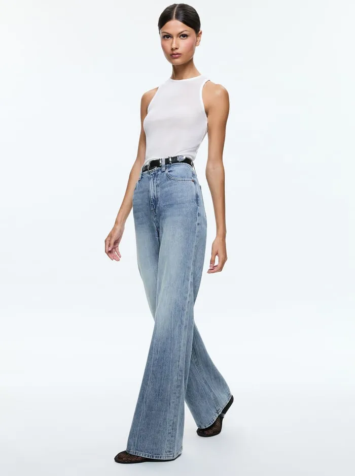 Tops Women Alice Olivia Pania Tank Off White