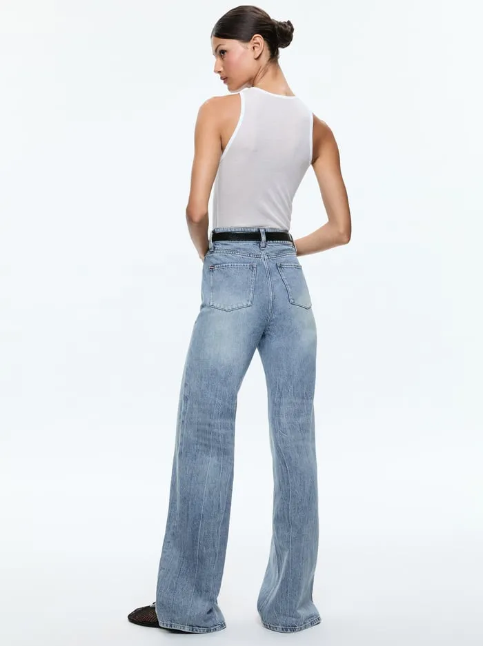 Tops Women Alice Olivia Pania Tank Off White