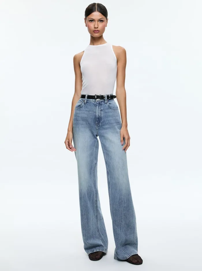 Tops Women Alice Olivia Pania Tank Off White