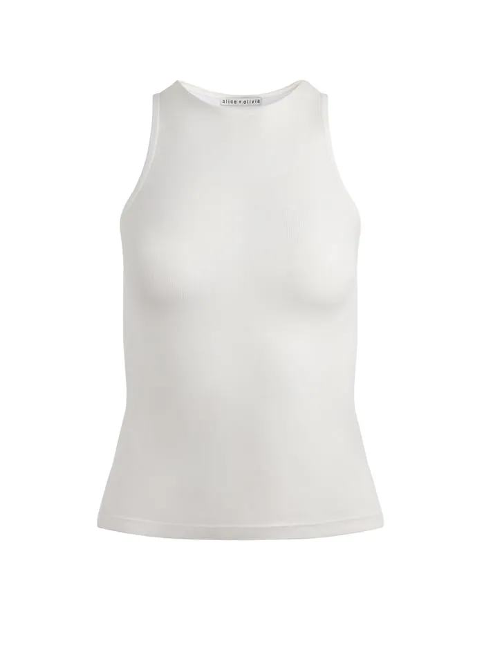 Tops Women Alice Olivia Pania Tank Off White