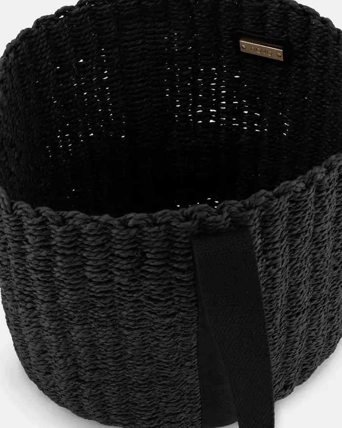 Tote Bags Women NOVO Shoes ACERNO BLACK SHOULDER BAG