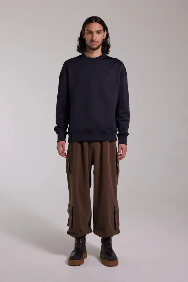 Trousers Men Stutterheim Kvala Matte Trousers Dark Brown