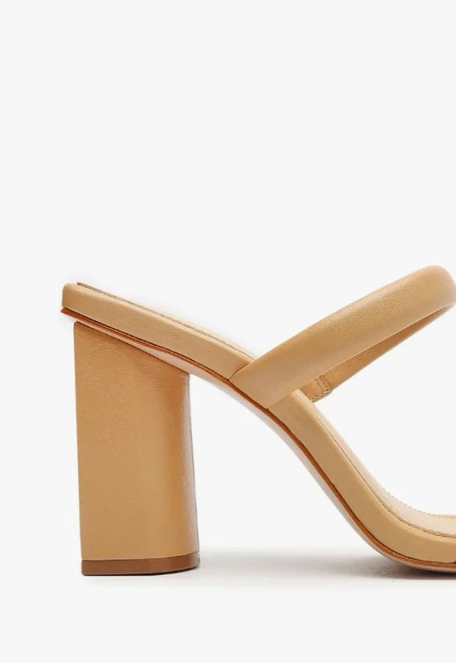Ully Nappa Leather Sandal Light Beige Women Schutz Shoes Mules