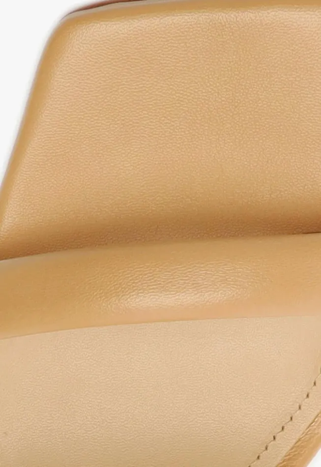 Ully Nappa Leather Sandal Light Beige Women Schutz Shoes Mules
