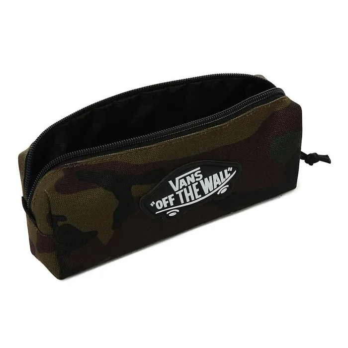 Vans Bags and Backpacks Kids Off The Wall Pencil Pouch Green Brown