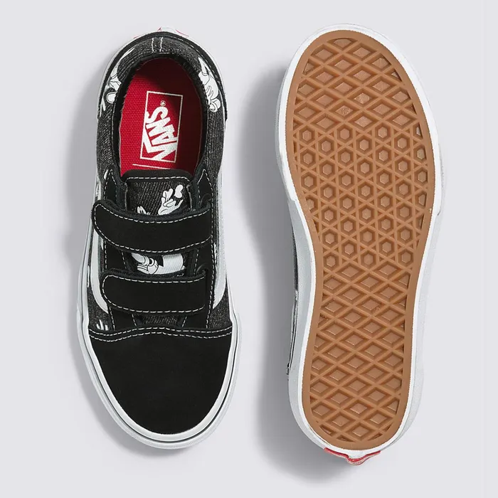 Vans Classics Kids Disney X Old Skool Hook And Loop Shoes 48 Years Multicolour