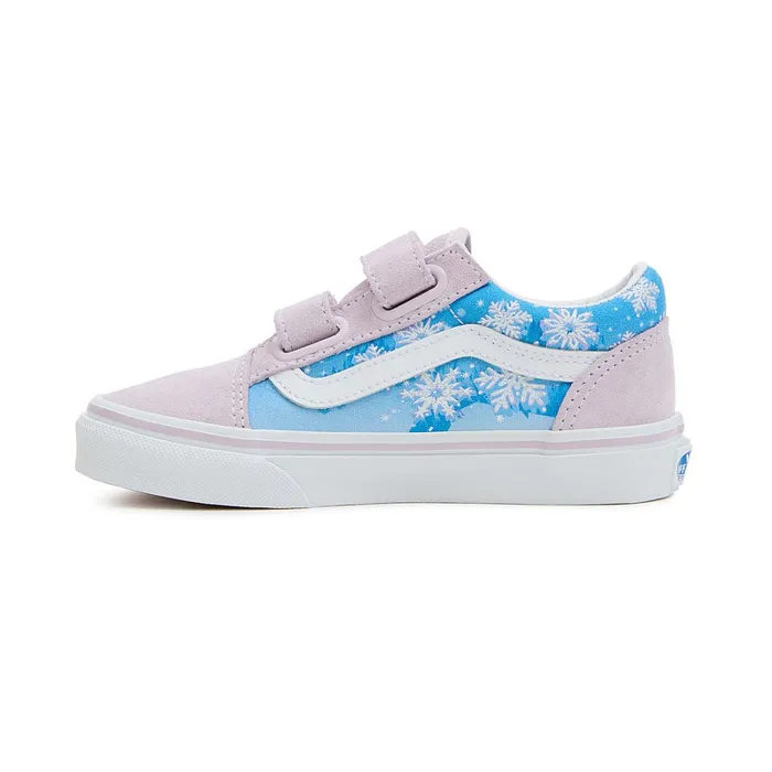 Vans Classics Kids Old Skool Hook And Loop Shoes 48 Years Purple