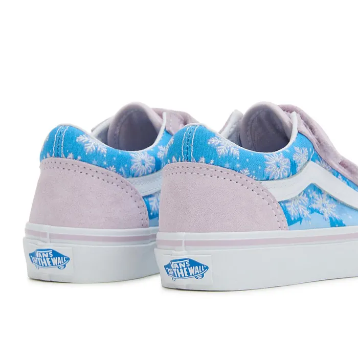Vans Classics Kids Old Skool Hook And Loop Shoes 48 Years Purple