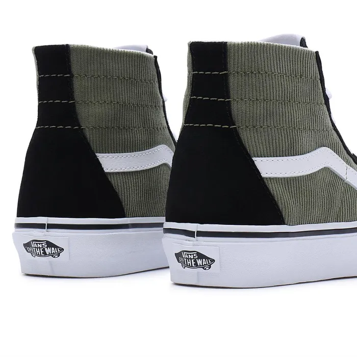 Vans Classics Men Mini Cord Sk8Hi Tapered Shoes Green