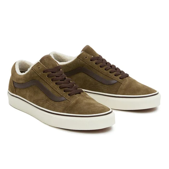 Vans Classics Men Old Skool Sherpa Shoes Brown