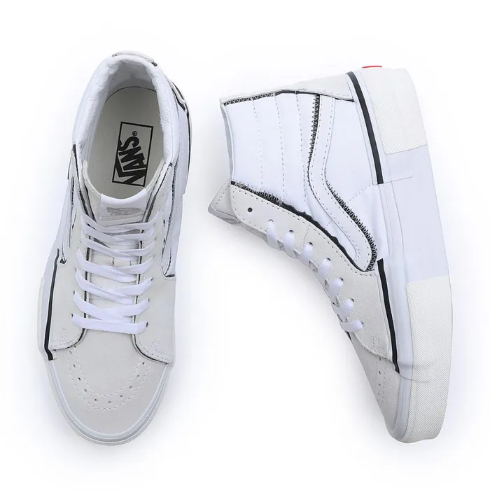 Vans Classics Men Sk8Hi Reconstruct Shoes White