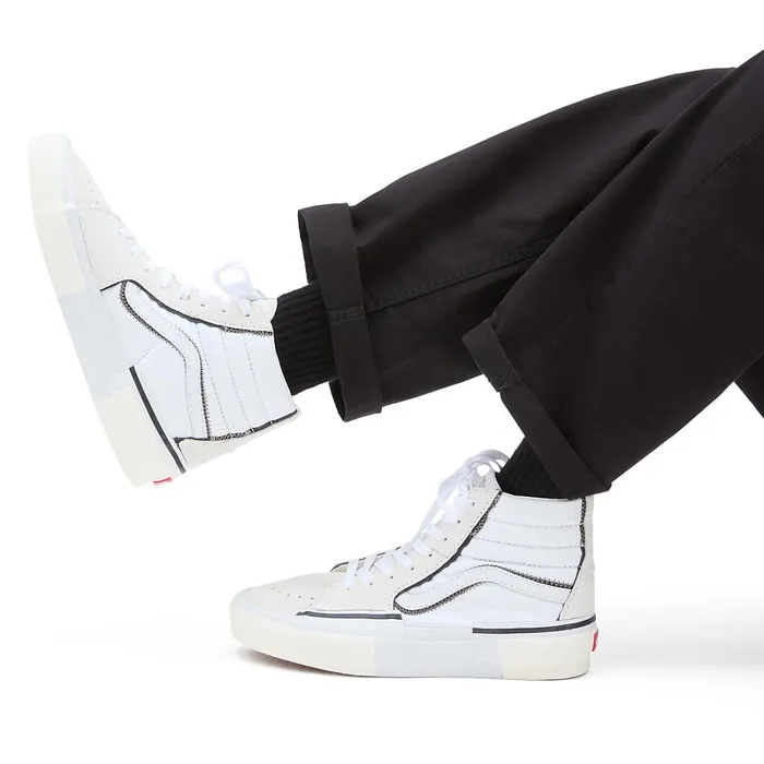 Vans Classics Men Sk8Hi Reconstruct Shoes White