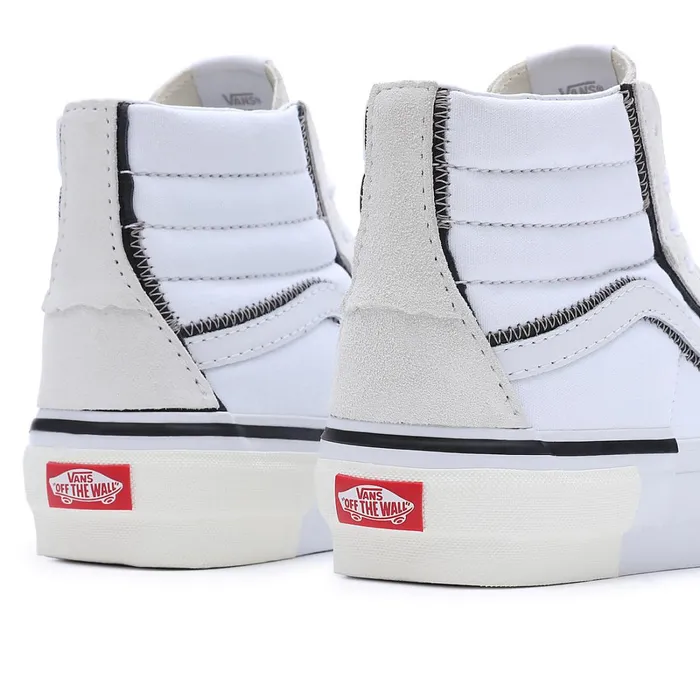Vans Classics Men Sk8Hi Reconstruct Shoes White