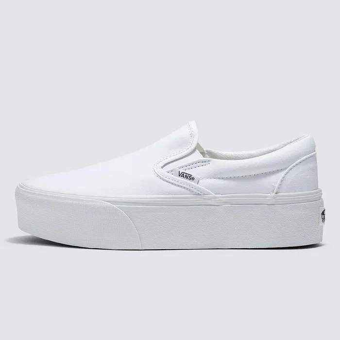 Vans Classics Women Classic SlipOn Stackform Shoes White