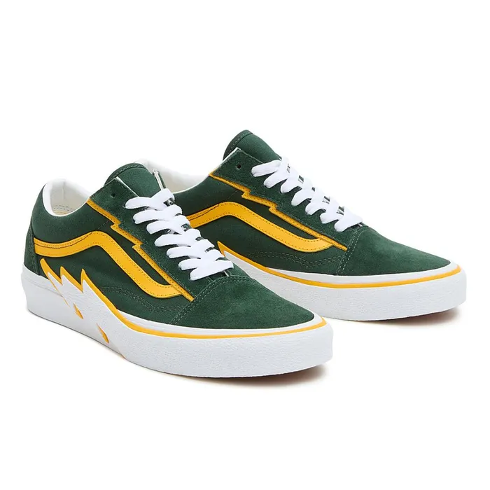 Vans Classics Women Old Skool Bolt Shoes Green White