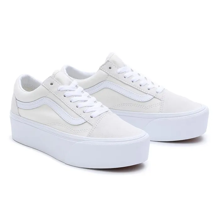 Vans Classics Women Old Skool Stackform Shoes White