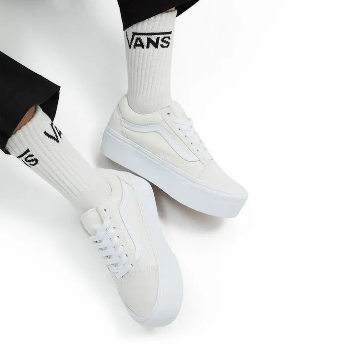 Vans Classics Women Old Skool Stackform Shoes White