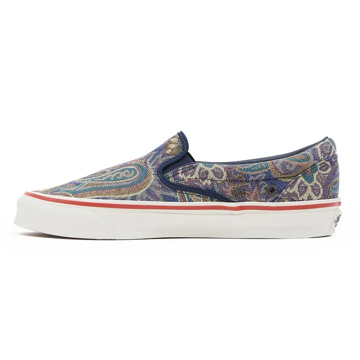 Vans Classics Women Vault By X Nigel Cabourn OG Classic SlipOn LX Shoes Blue
