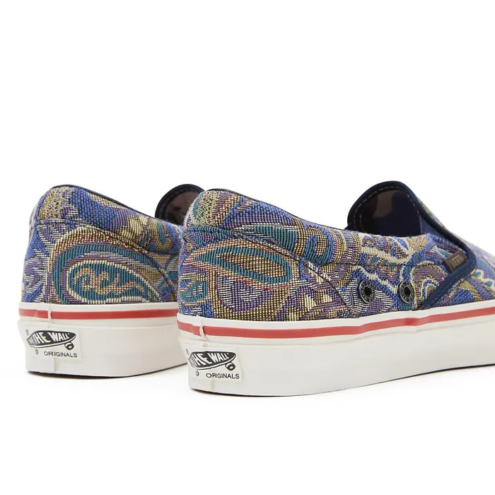 Vans Classics Women Vault By X Nigel Cabourn OG Classic SlipOn LX Shoes Blue