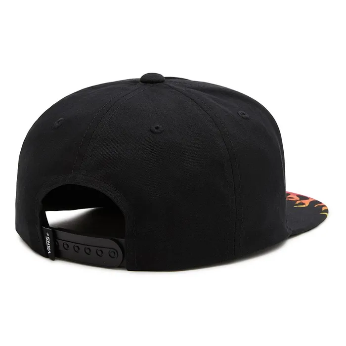 Vans Hats and Beanies Kids Up In Flames Snapback Hat Black