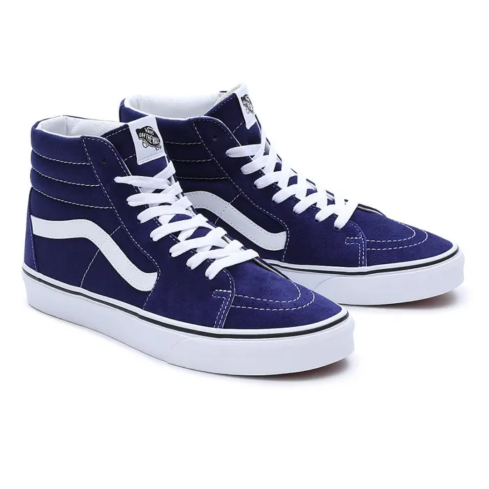 Vans HiTop Shoes Women Color Theory Sk8Hi Shoes Blue